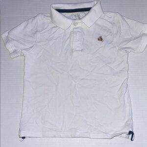 GAP White Polo Shirt Classic Piqué Cotton